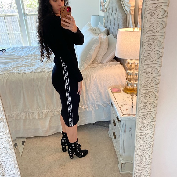 Michale Kors Mock Neck Sweater Dress - Picture 3 of 4